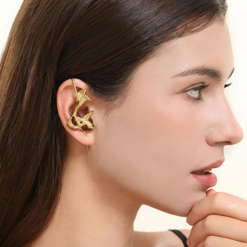 Serene Koi [Limited Edition - Pair - Gold] - Image 3