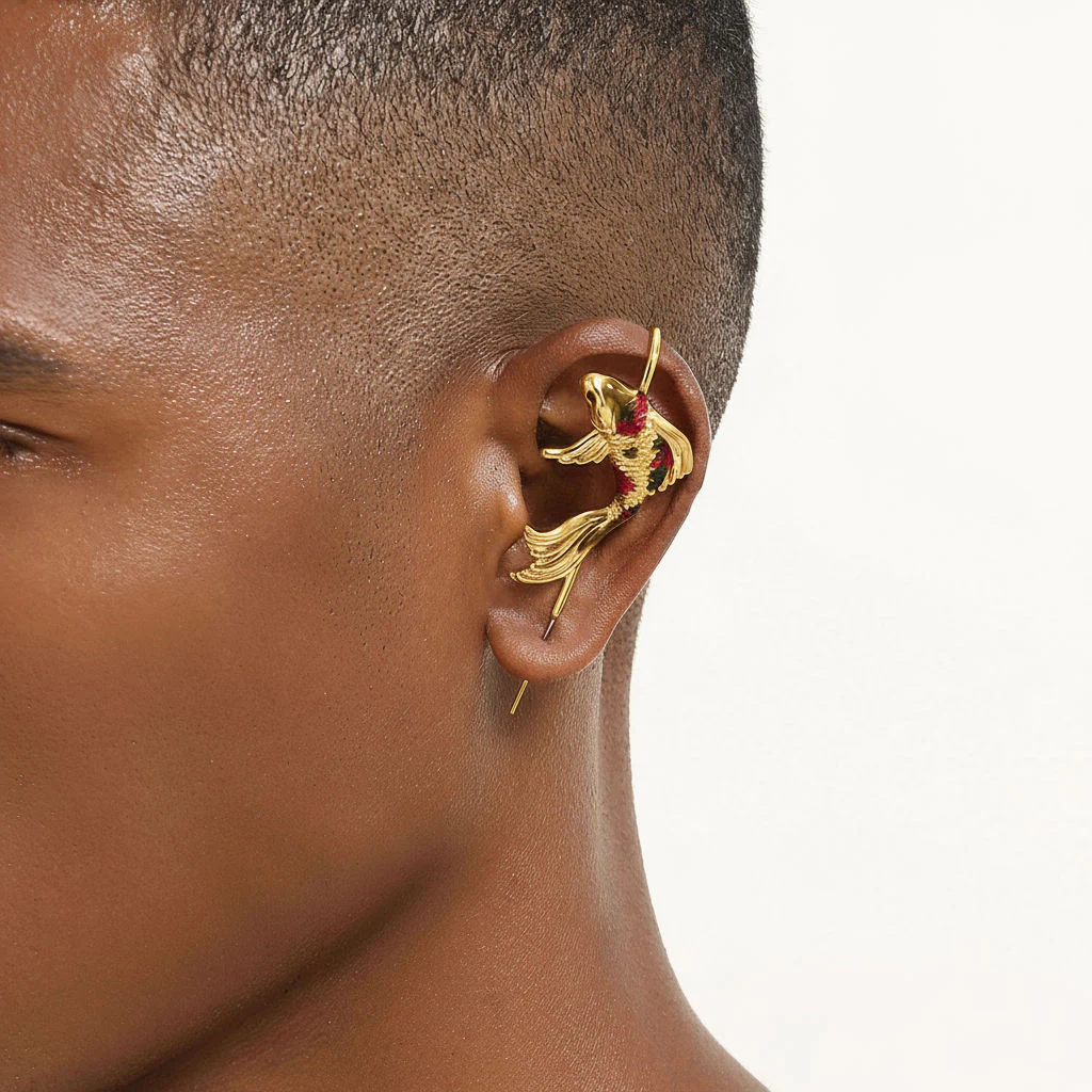 Serene Koi [Limited Edition - Pair - Gold] - Image 4